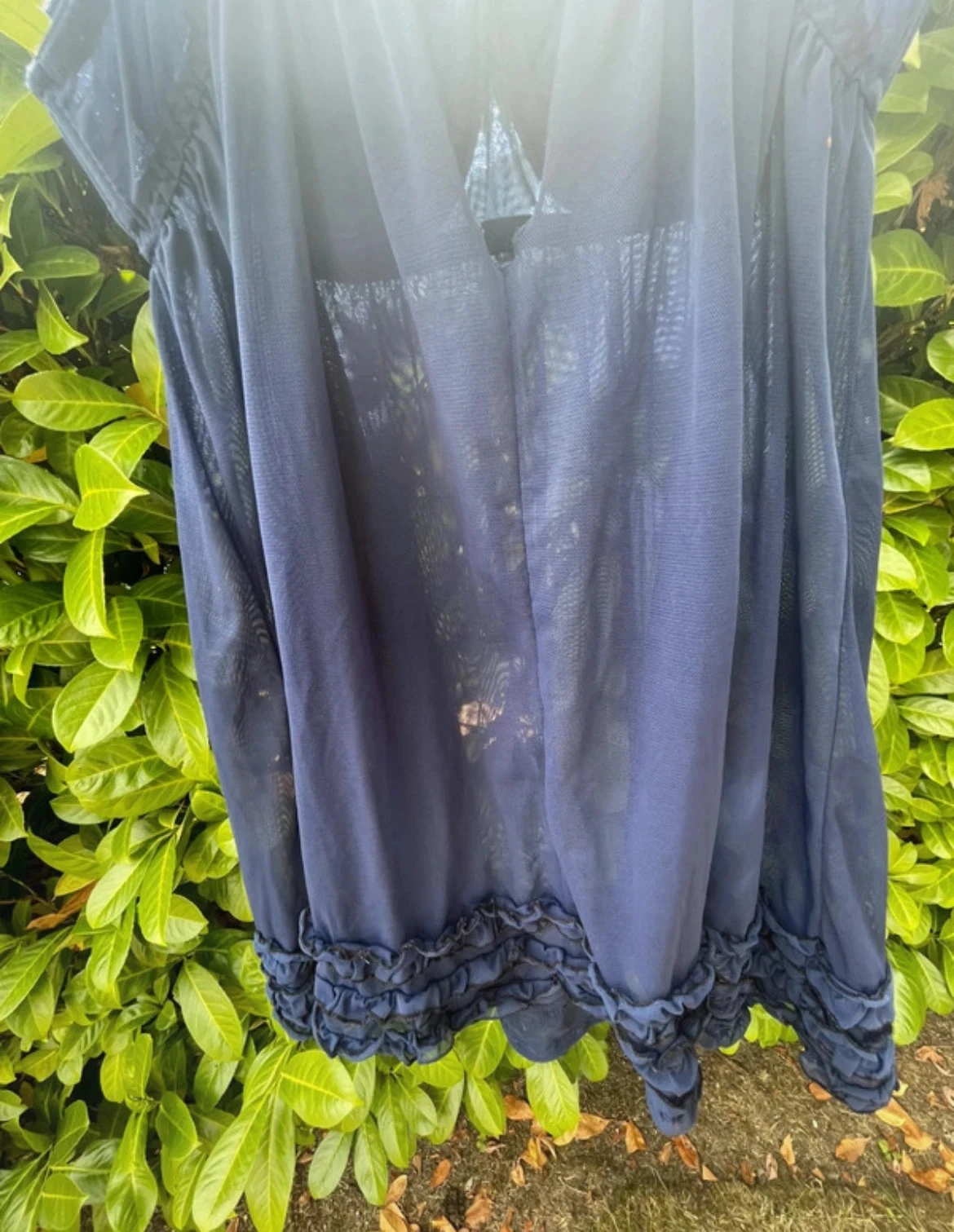 Sexy blauwe nachthemd – photo 8